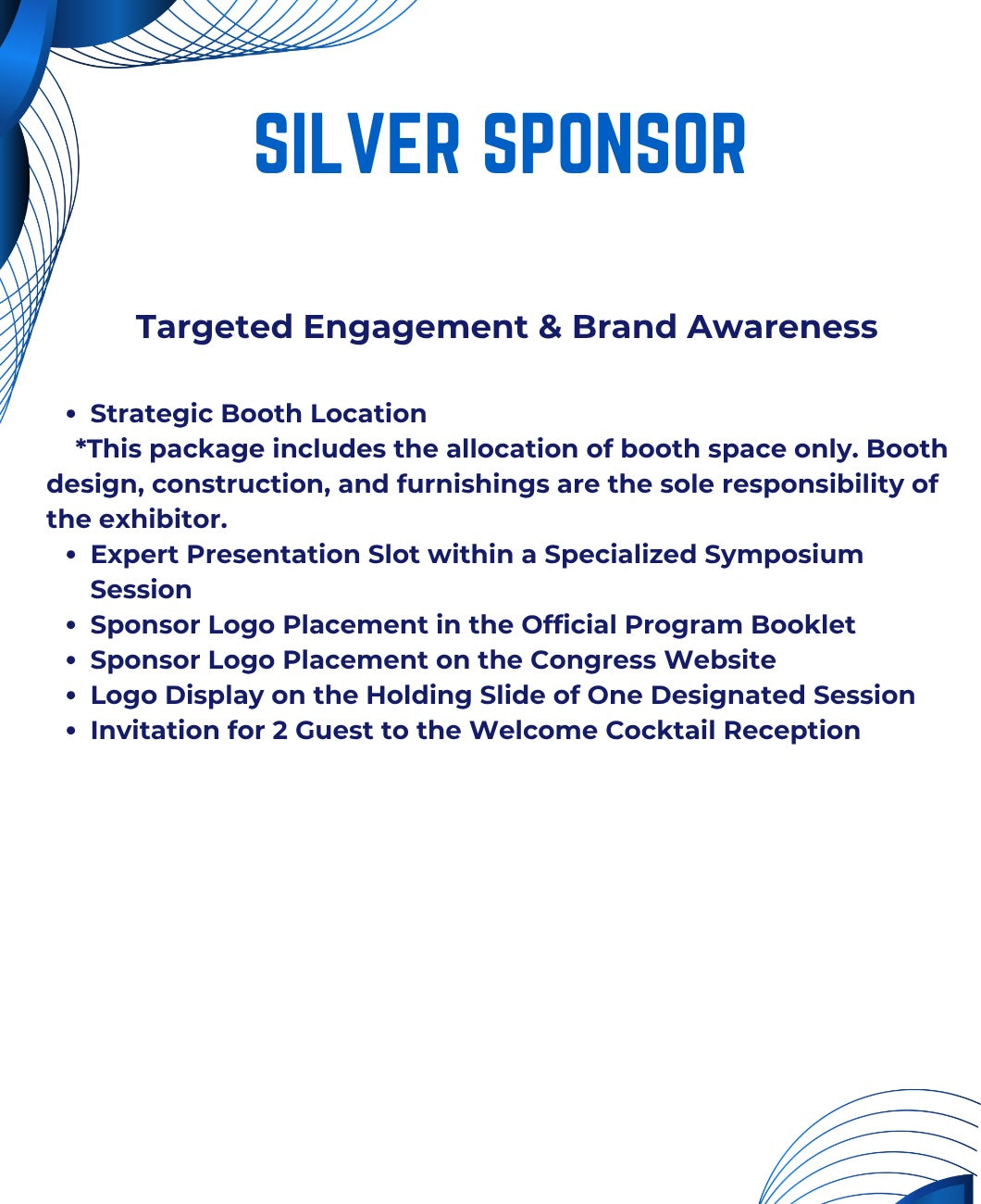 Silver Sponsor from